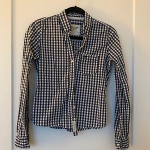 Abercrombie & Fitch Gingham Dress Shirt - Size S